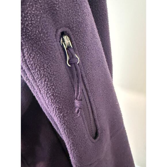 Colombia Women;s Fast Trek II Full-Zip Fleece Jacket in Purple - Picture 4 of 6